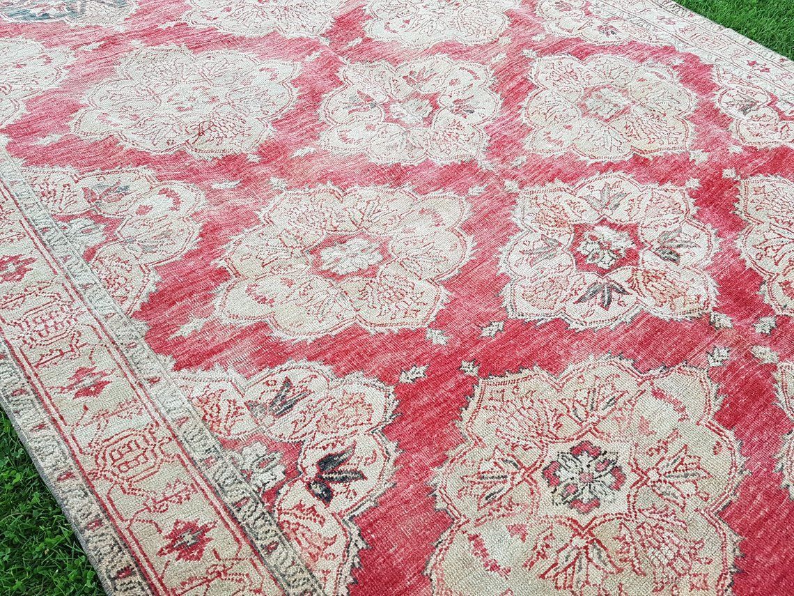 Vintage Turkish Oushak Rug, 1970s photo 2220.0