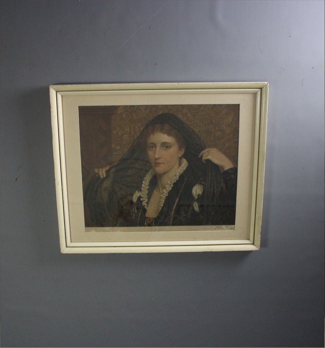 "Olivia" By E Blair Leighton Photogravure For The " Graphic " photo for sale