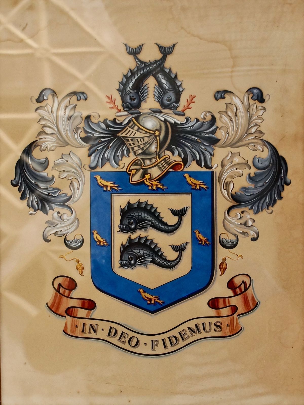 Edwardian Brighton Sussex Coat Of Arms photo 550.0