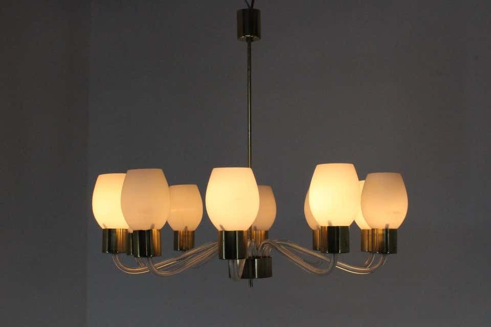 Mid Century Big Chandelier By Kamenický šenov,1960s photo 2596.0
