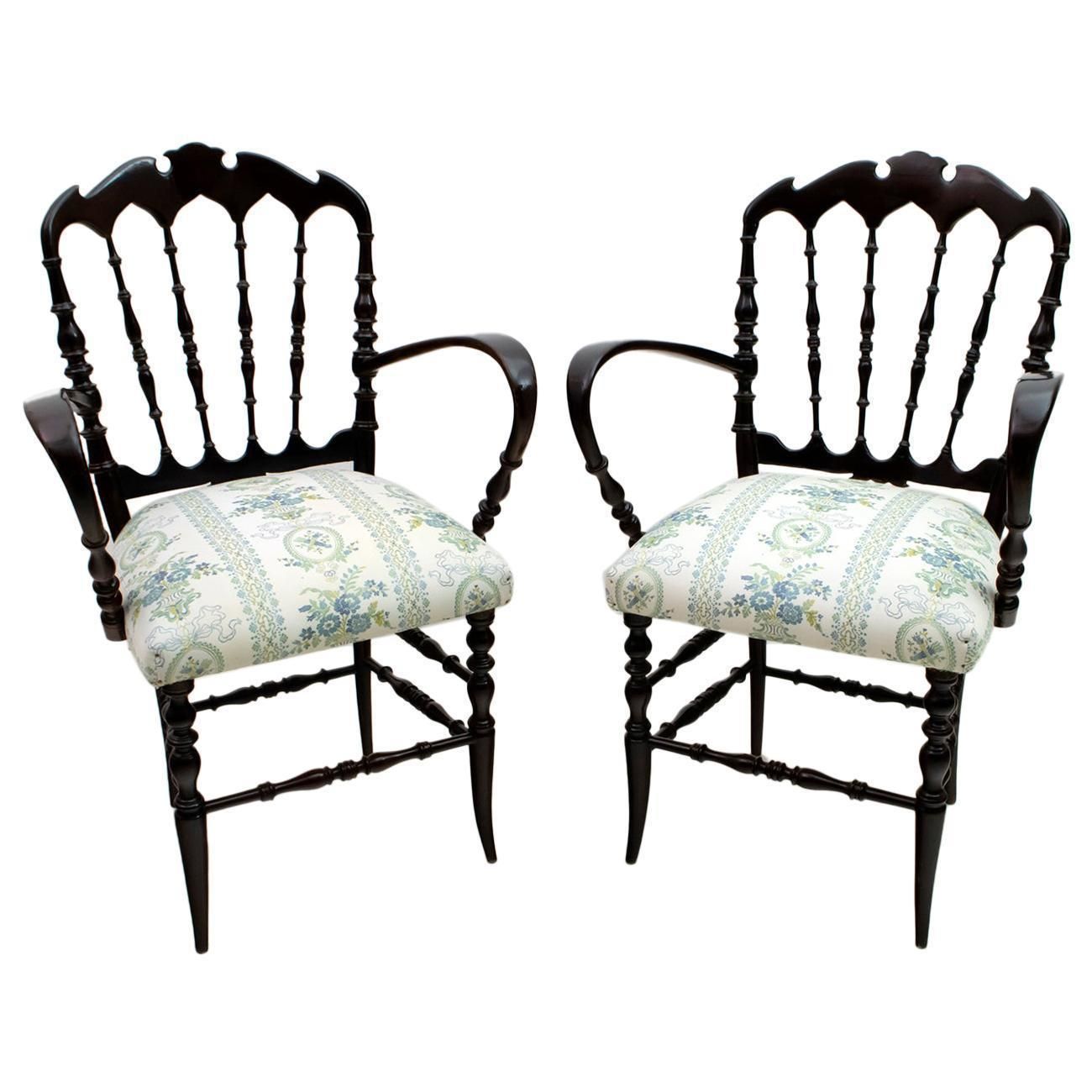 Giuseppe Gaetano Descalzi Midcentury Italian Chiavari Sofa And 2 Armchairs, 50s photo furniture