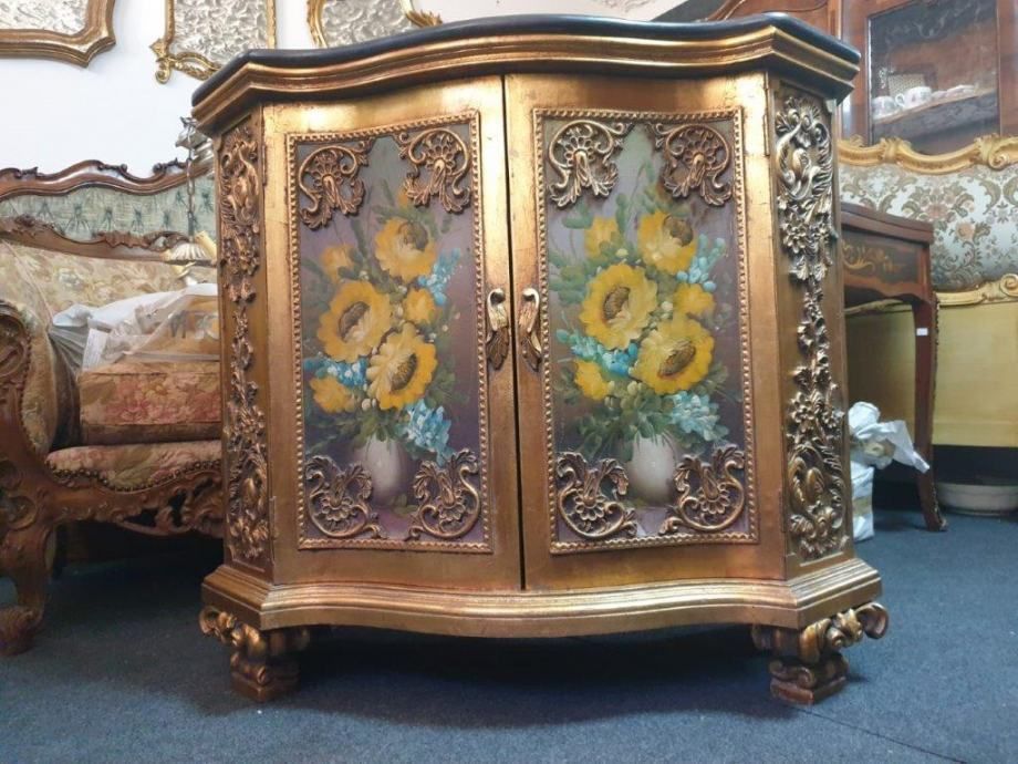 2448.0 Golden Venetian Chest Of Drawers photo