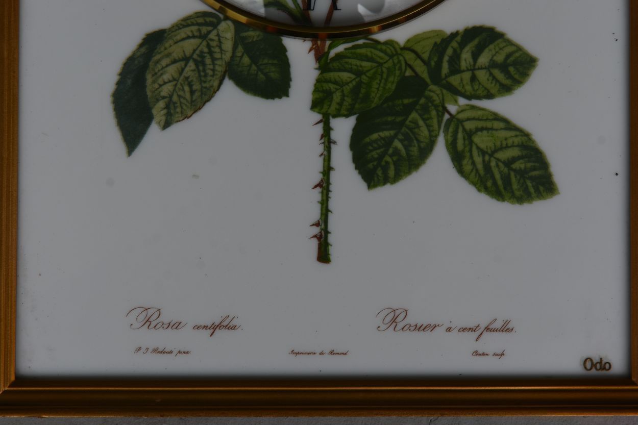 One Hundred Leaf Ceramic Odo Clock With Roses photo for sale