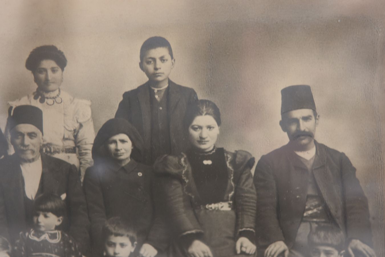 Family Photo Of Turkish Caucasians Around 1900 photo furniture
