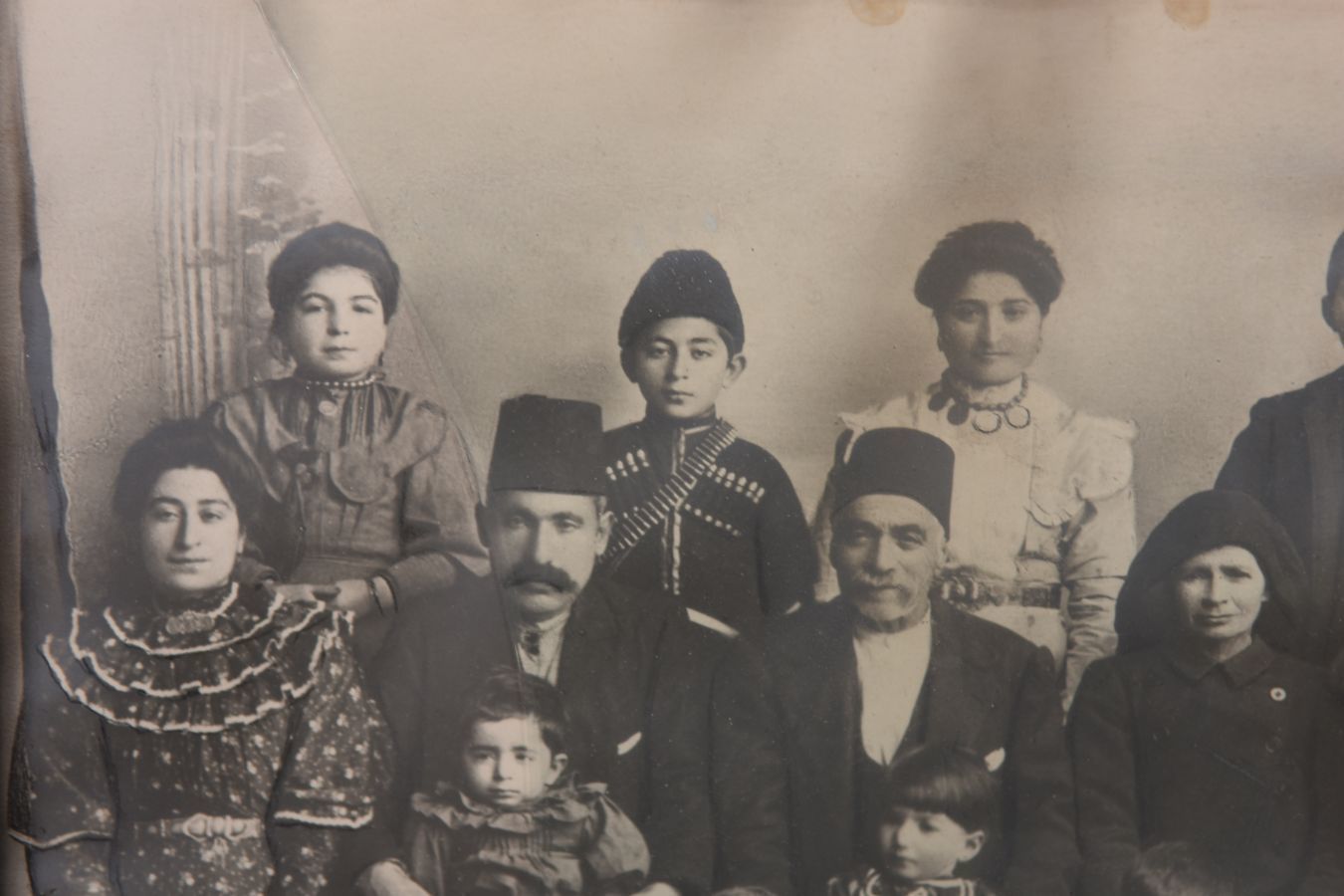 Family Photo Of Turkish Caucasians Around 1900 photo for sale