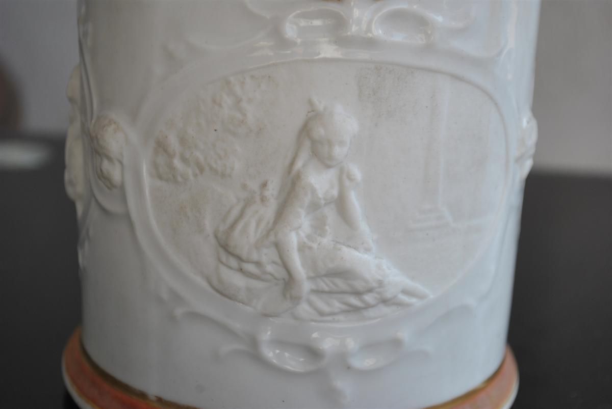 Xi Xth Century Pot In Glazed Ceramic Relief Decoration photo buy