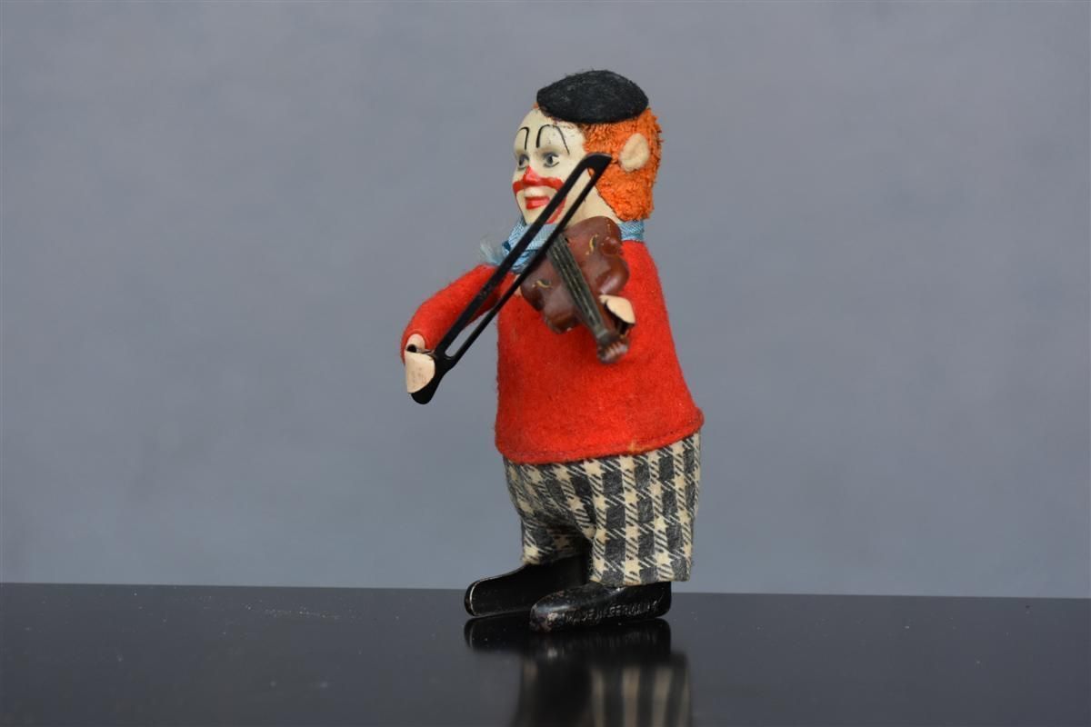 Jouet Mécanique Schucco Clown Au Violon Allemagne photo furniture