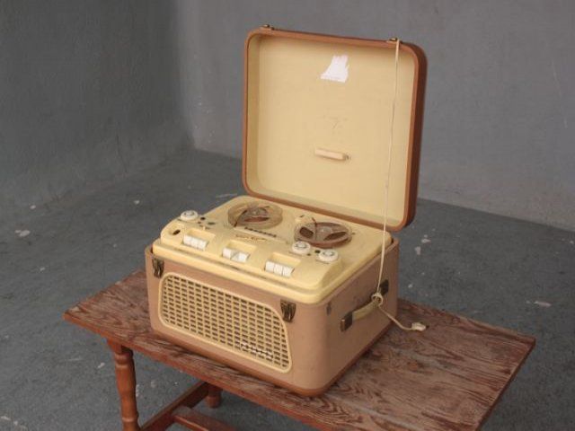 1950 2 Track Tape Recorder Phillips photo furniture