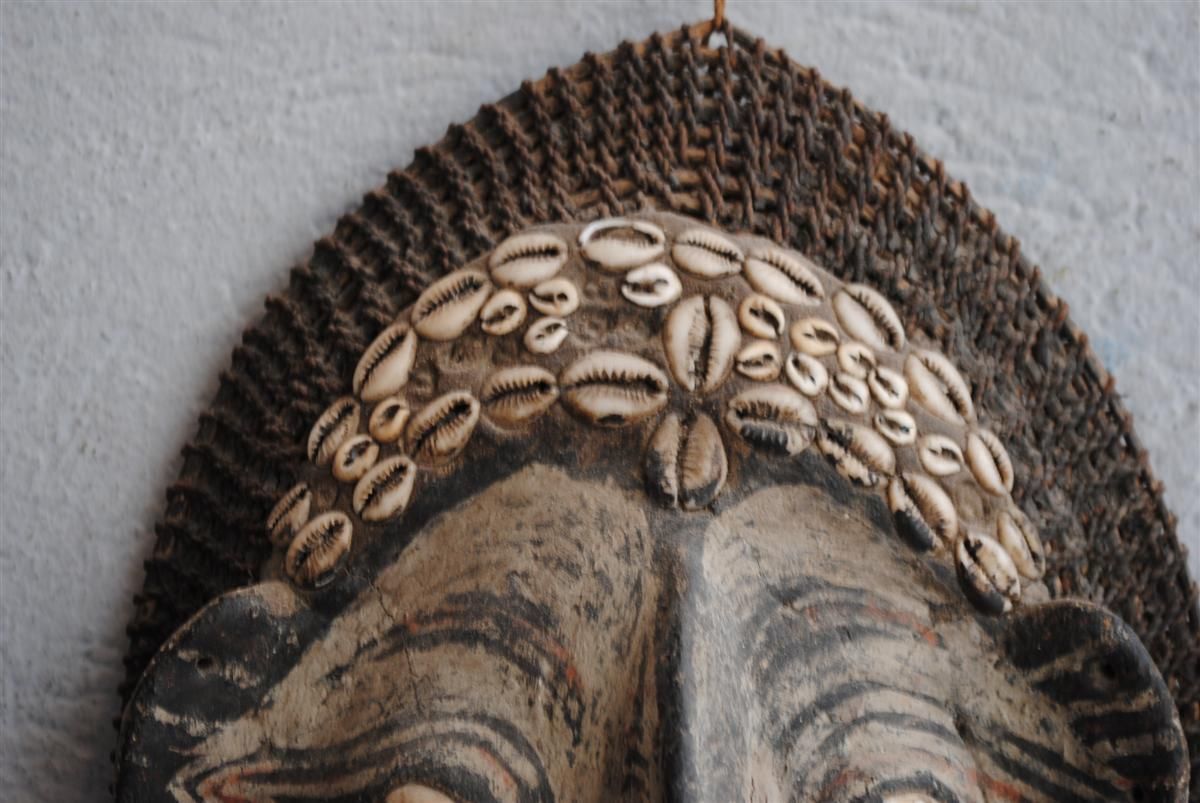 Oceanian Mask Of Sepik Or Madang Origin, Early 20th Century photo Art