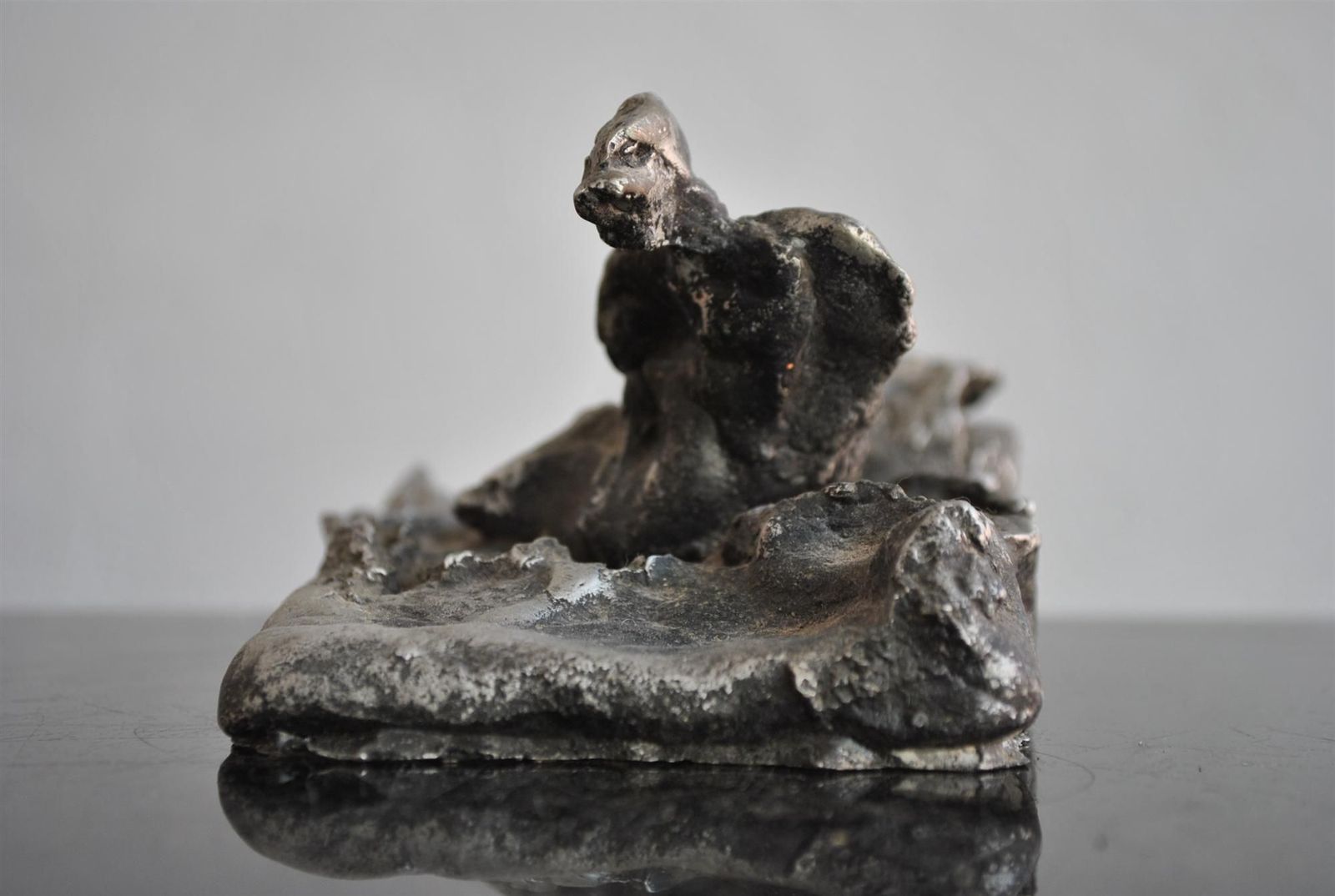 Anthropomorphic Aluminum Sculpture By Sébastiano Fini (1949 2003) 3 photo 900.0