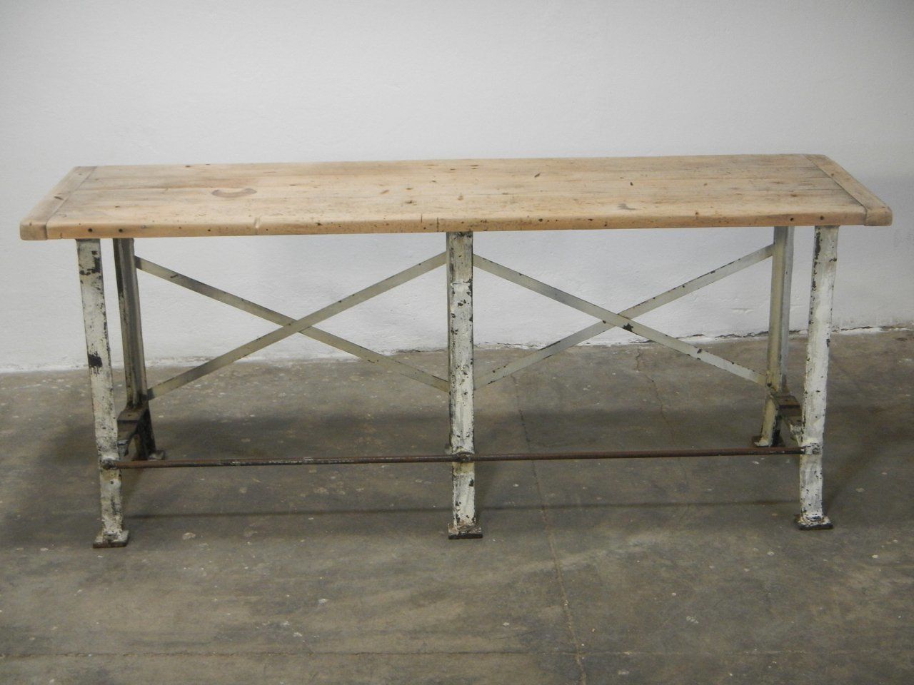 French Industrial Bench, 1920s