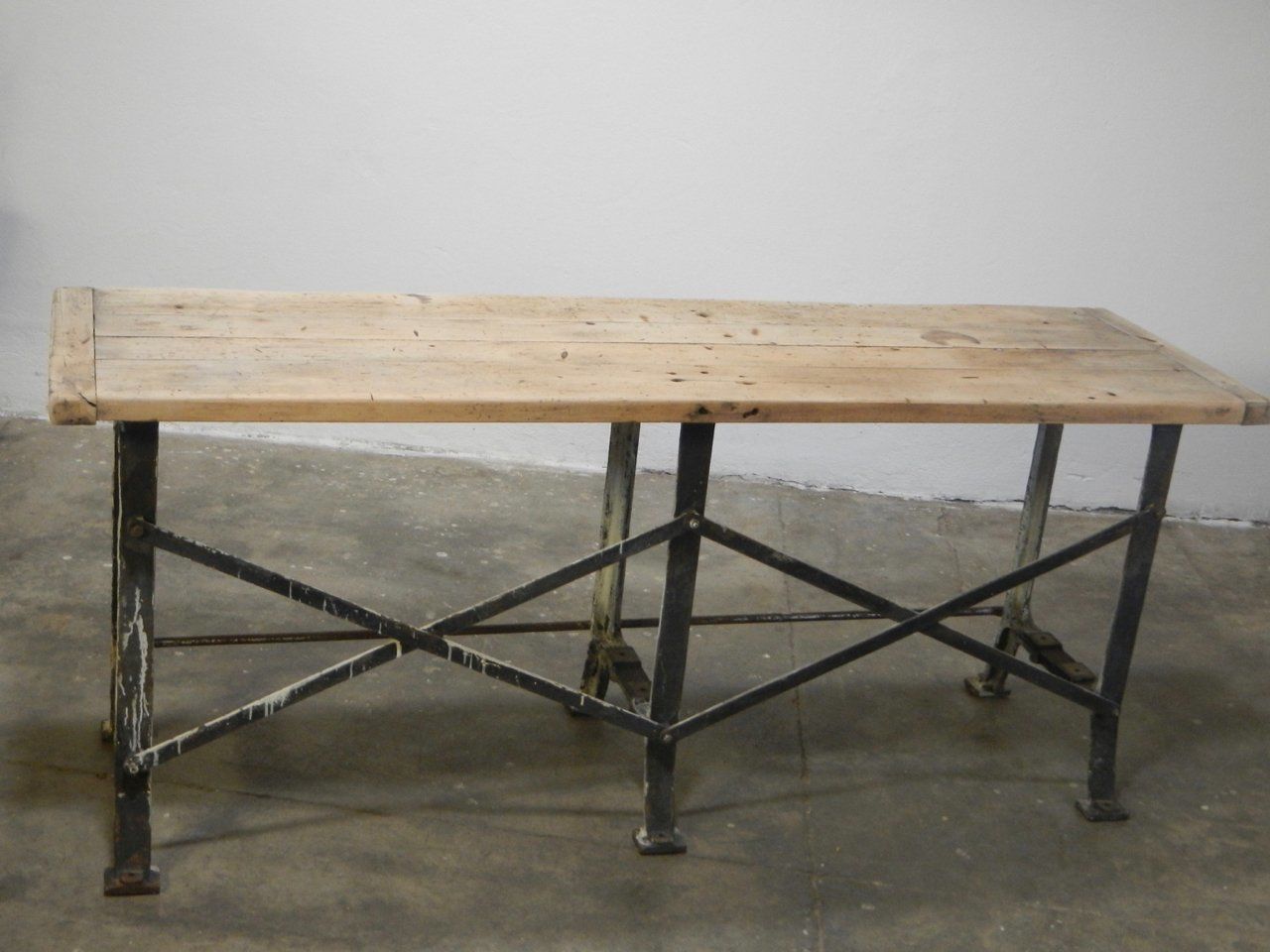 French Industrial Bench, 1920s photo Furniture