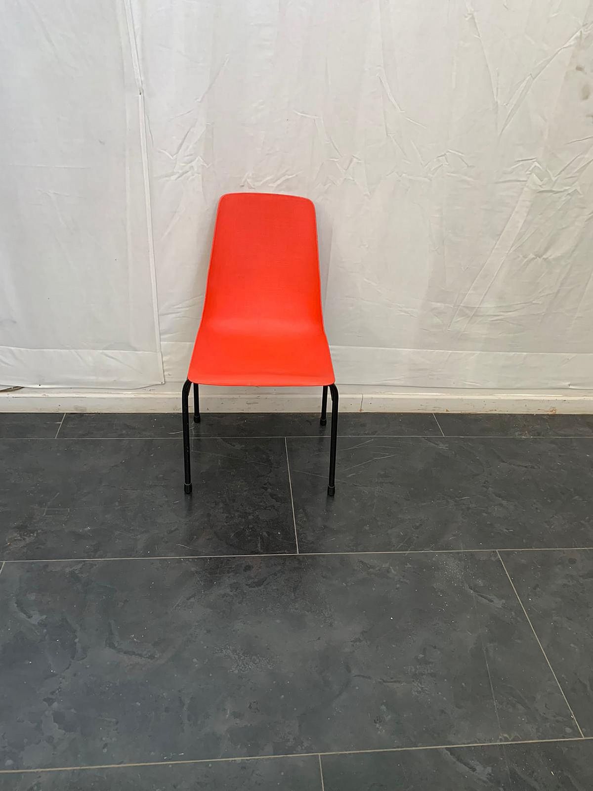 Fantasia Woven Plastic Chair With Metal Frame, 1960s photo for sale