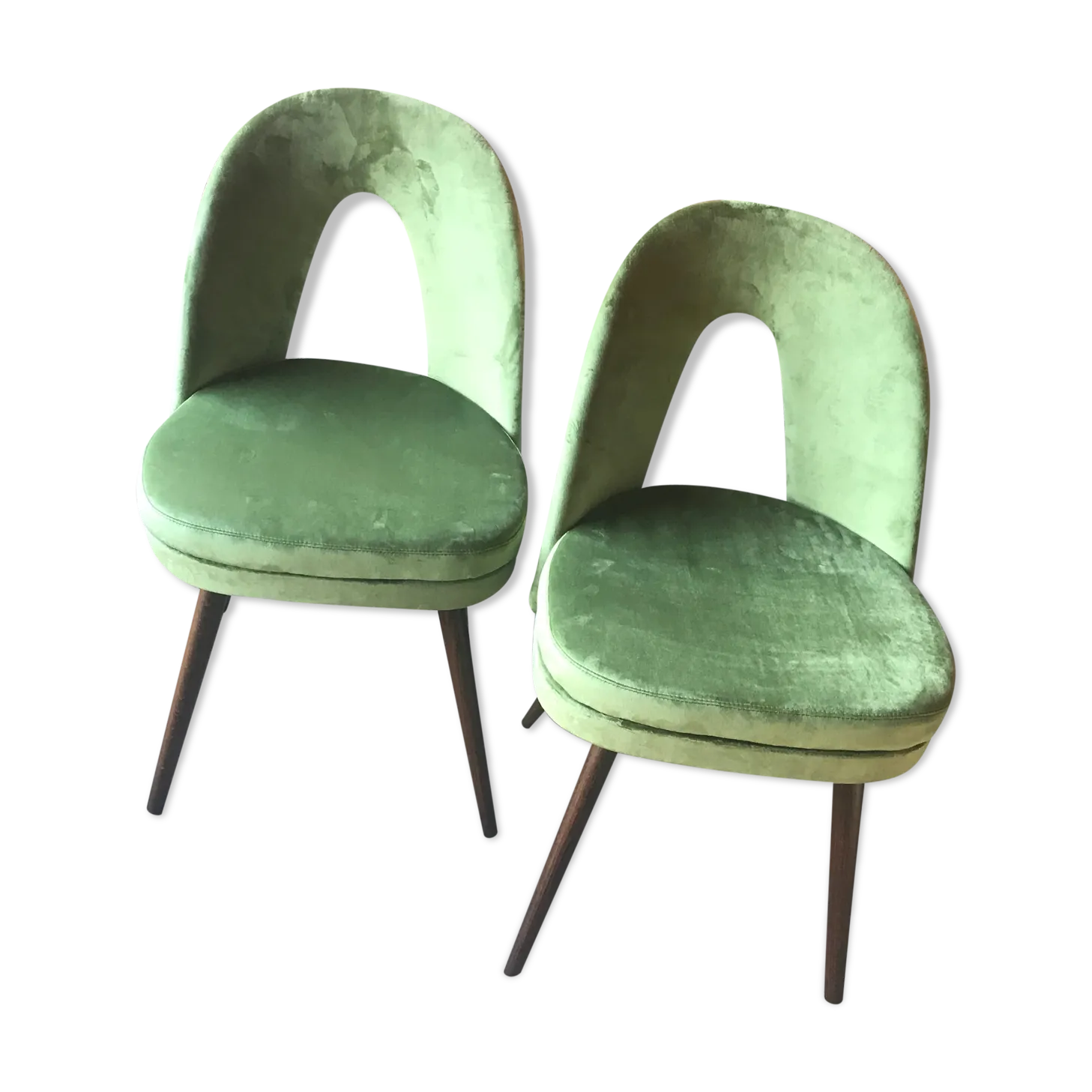 Mid Century Dining Chairs By Antonín šuman For Tatra Nábytok, 1960s, Set Of 2