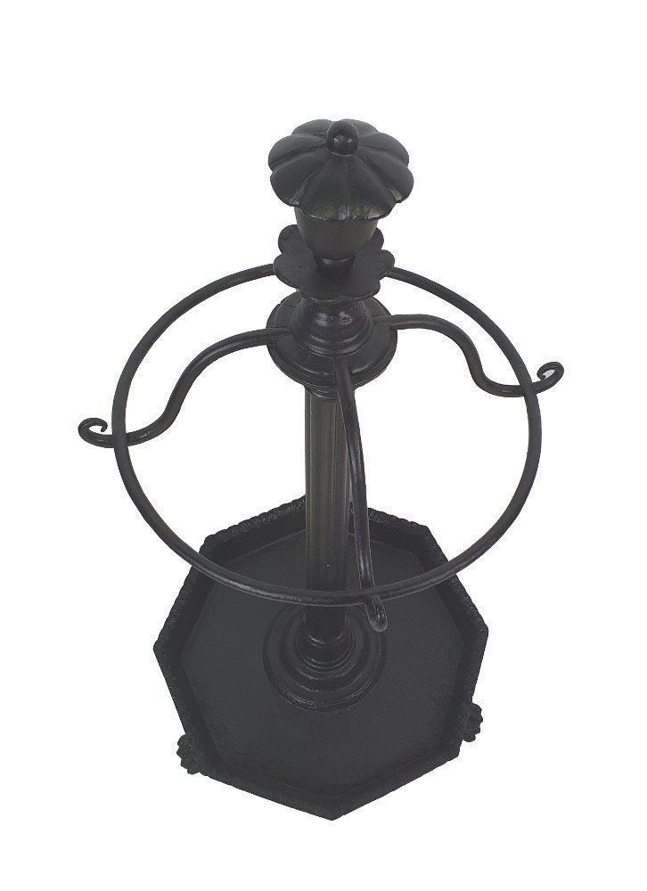 Rare 19th Century Iron Stick Umbrella Stand With Paw Foot photo for sale