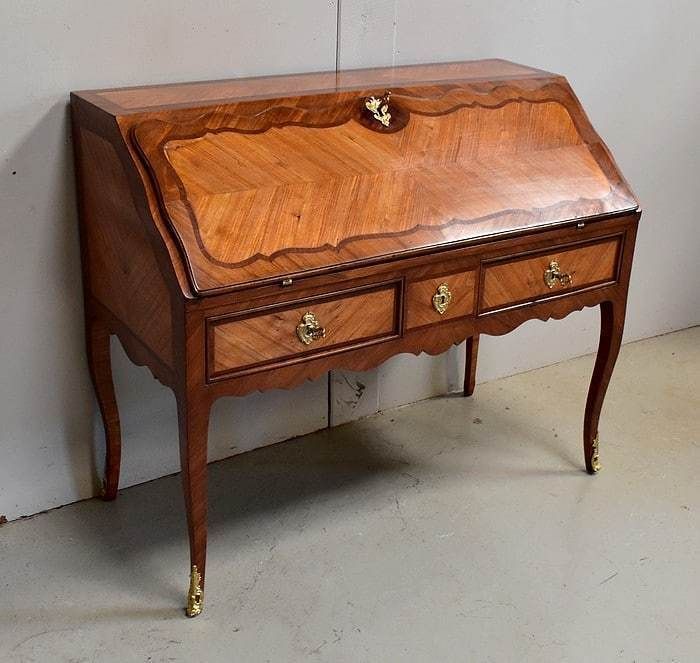 Mahogany And Rosewood Slope Desk, Regency / Louis XV Period     18th Century photo for sale