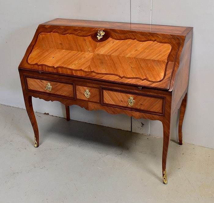 Mahogany And Rosewood Slope Desk, Regency / Louis XV Period     18th Century photo Furniture
