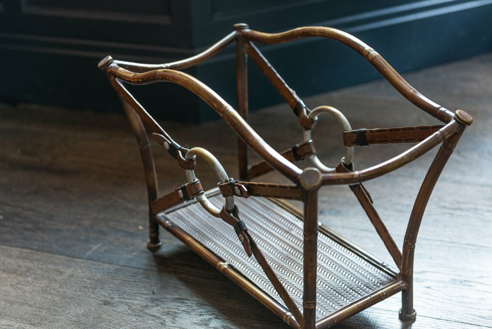 Jaques Agnet Style Magazine Rack photo furniture