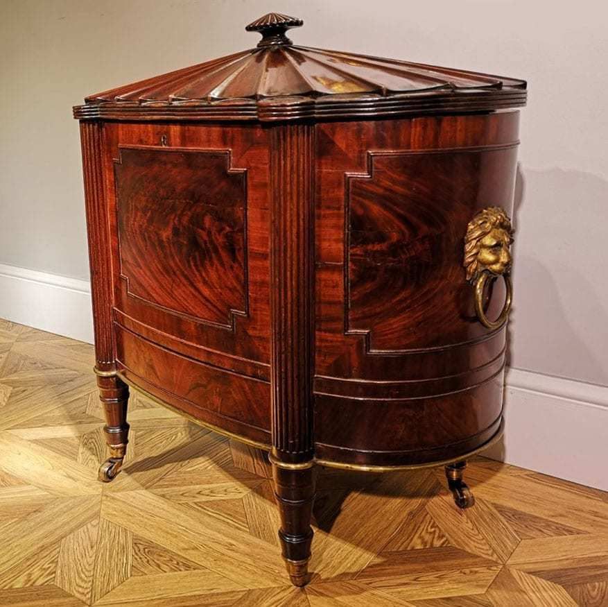 photo furniture George III Cellarette Attributed To Gillows Of London And Lancaster