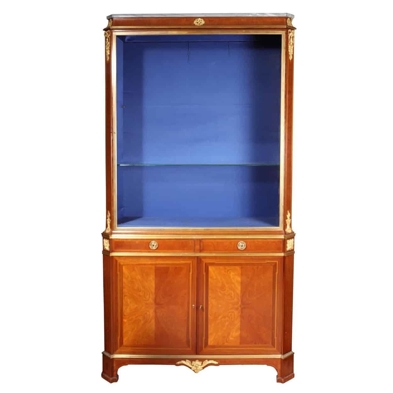 Late 19th Century Napoleon III French Vitrine Cabinet