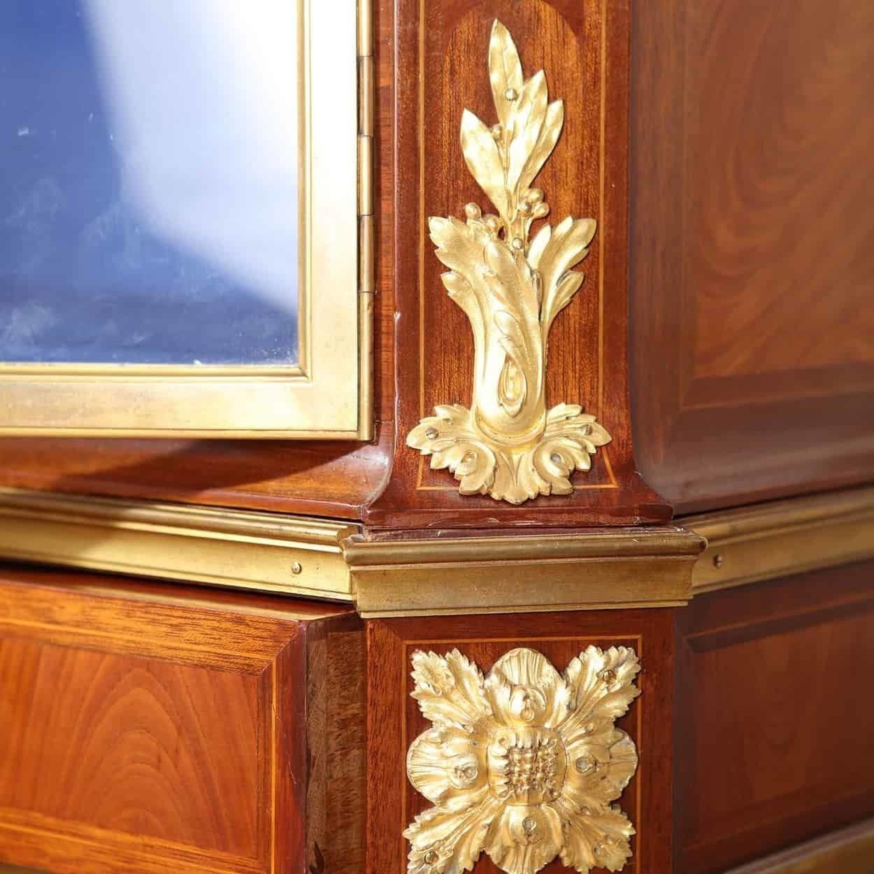 Late 19th Century Napoleon III French Vitrine Cabinet photo furniture
