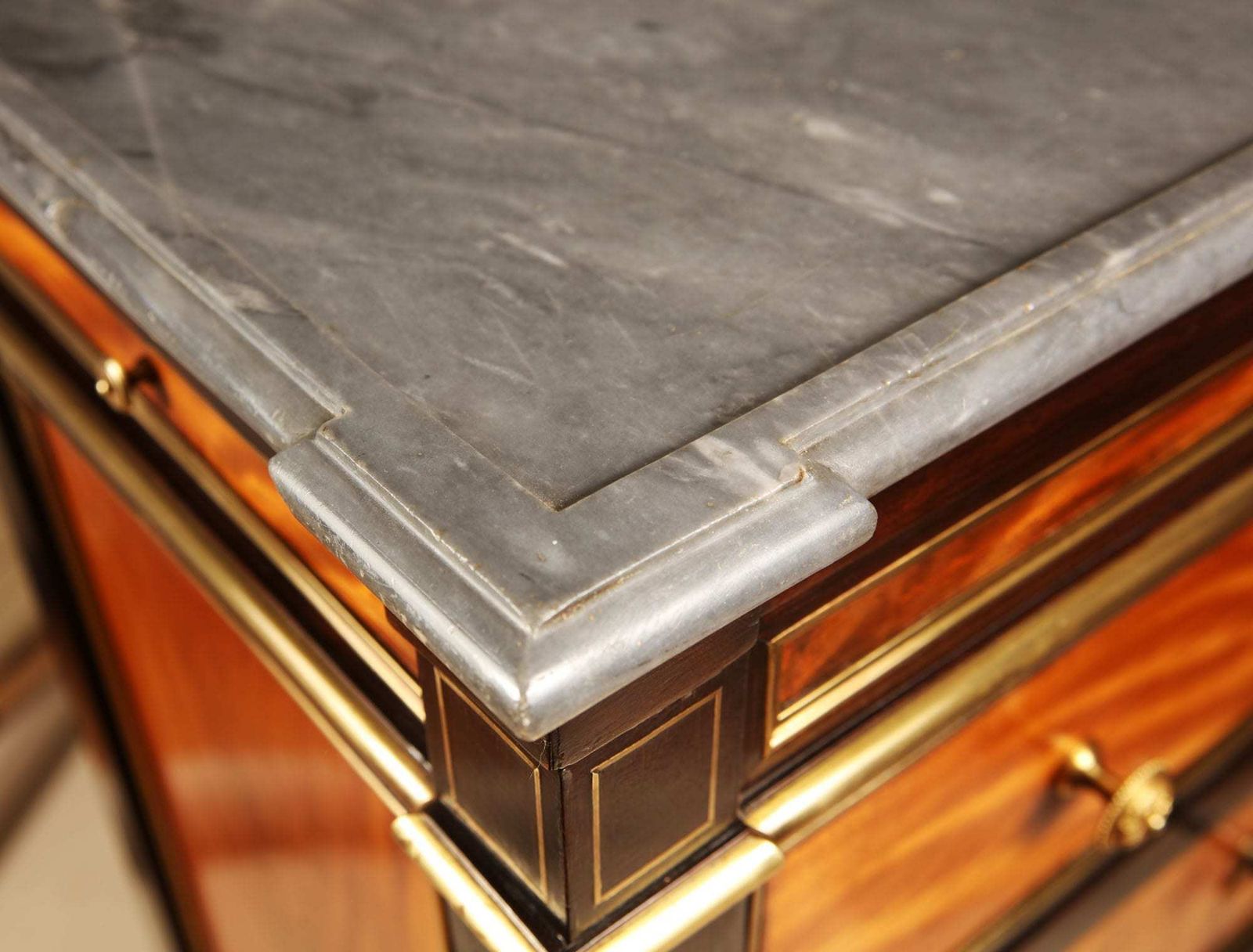 The Governor Of Stockholm’s Louis XVI Style Satinwood Secretaire Abattant photo vintage