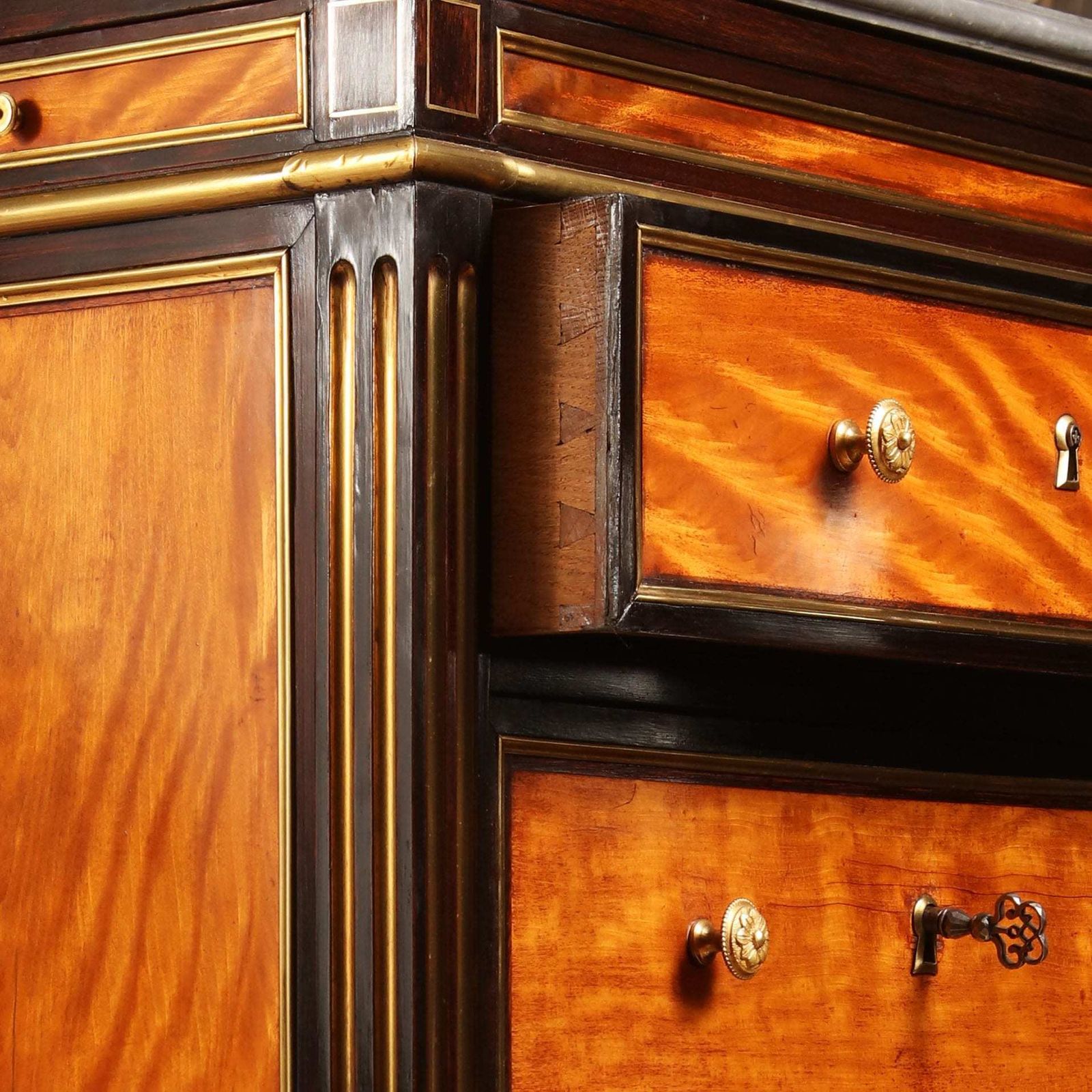photo furniture The Governor Of Stockholm’s Louis XVI Style Satinwood Secretaire Abattant