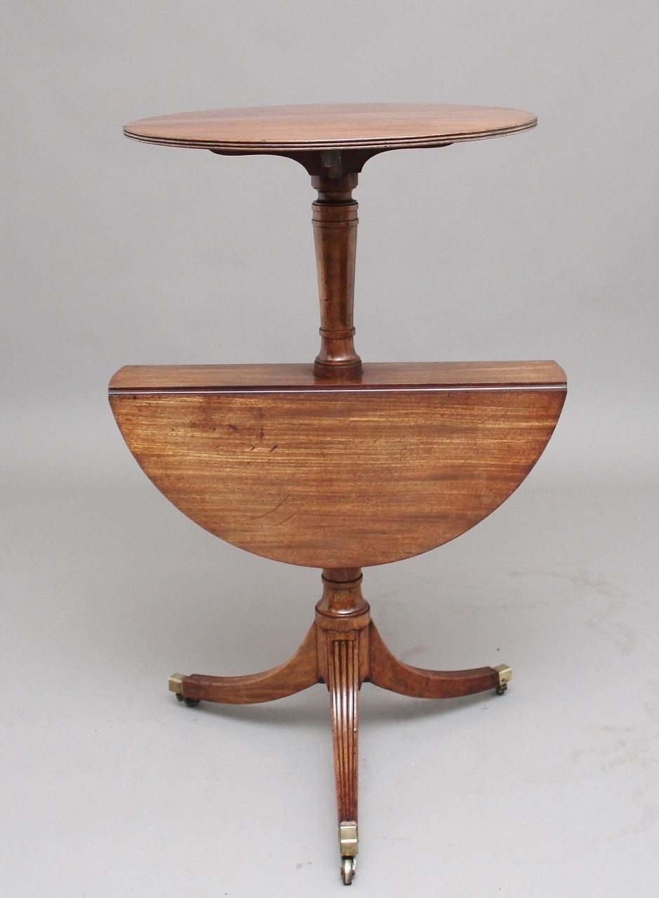 Early 19th Century Mahogany Dumbwaiter photo vintage