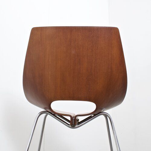 Carlo Ratti Plywood Chair By Società Compensati Curvati, Italy 1960s photo Furniture