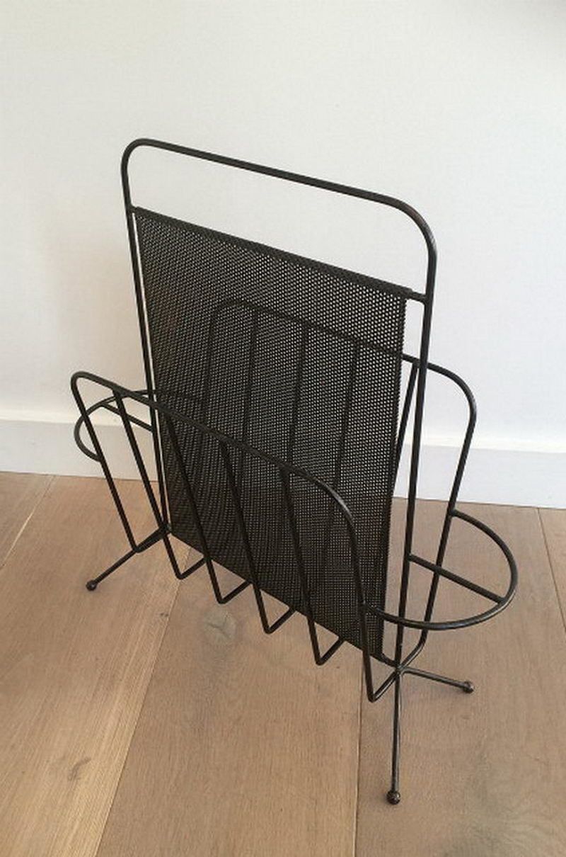 Mathieu Matégot. Magazine Rack. Circa 1950 photo vintage