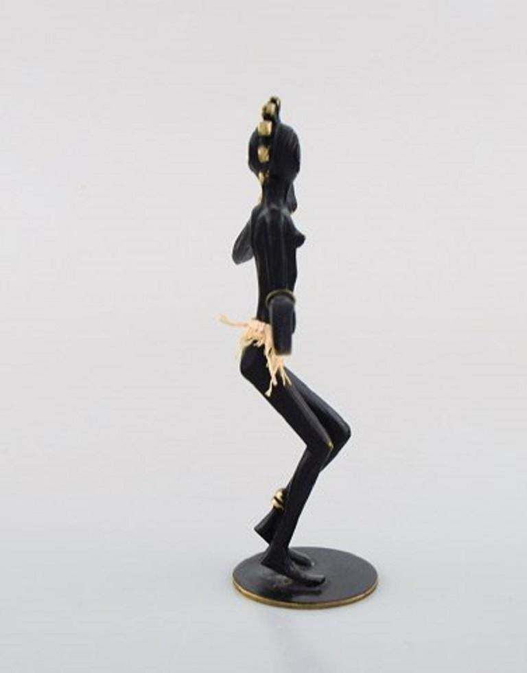 Karl Weiler, Pforzheim, Germany, Nude Figure In Bronze, 1940s photo vinterior