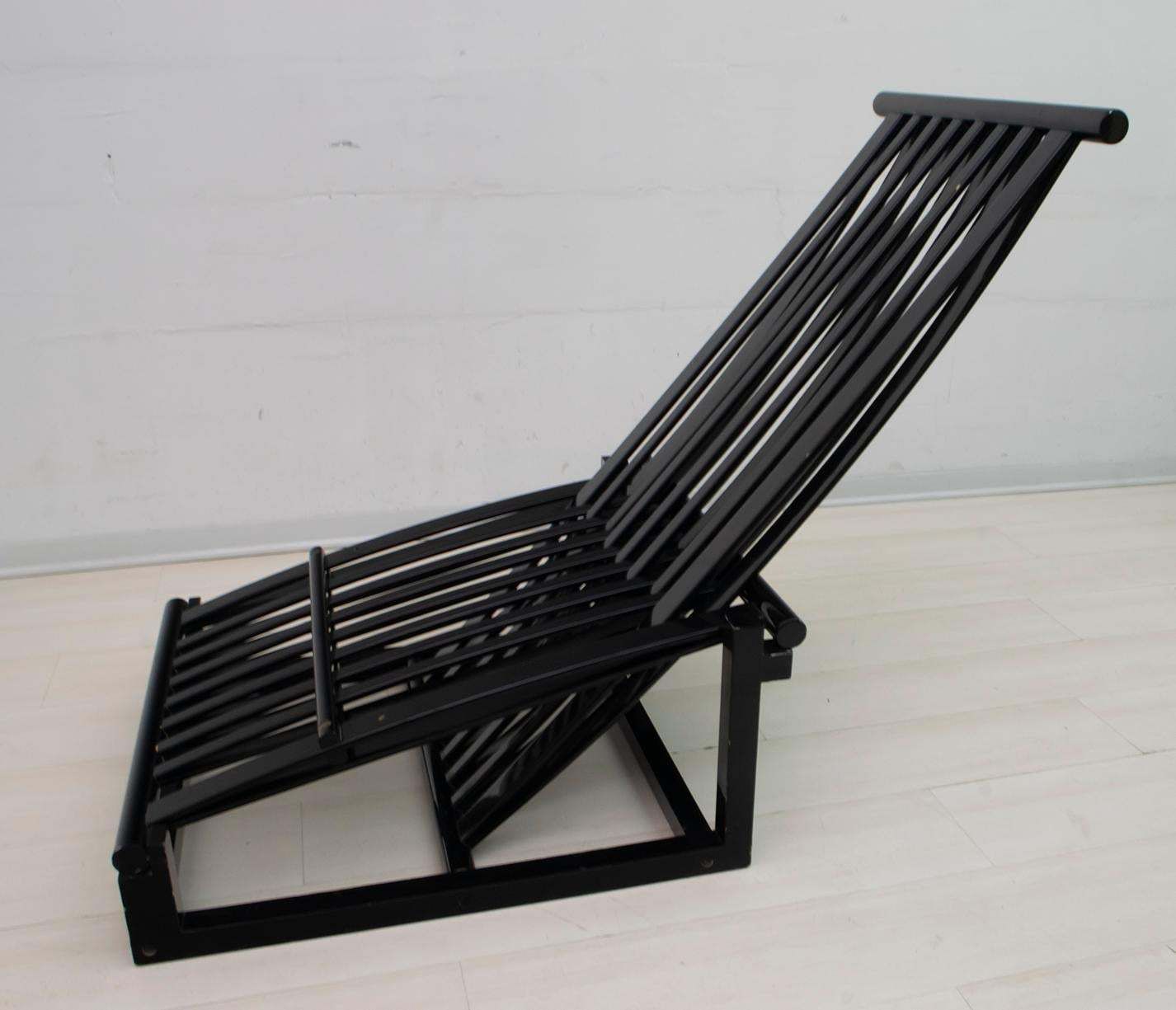 Carlo Pagella Mid Century Modern Italian Relax Armchair For Romanutti, 1970s photo vinterior