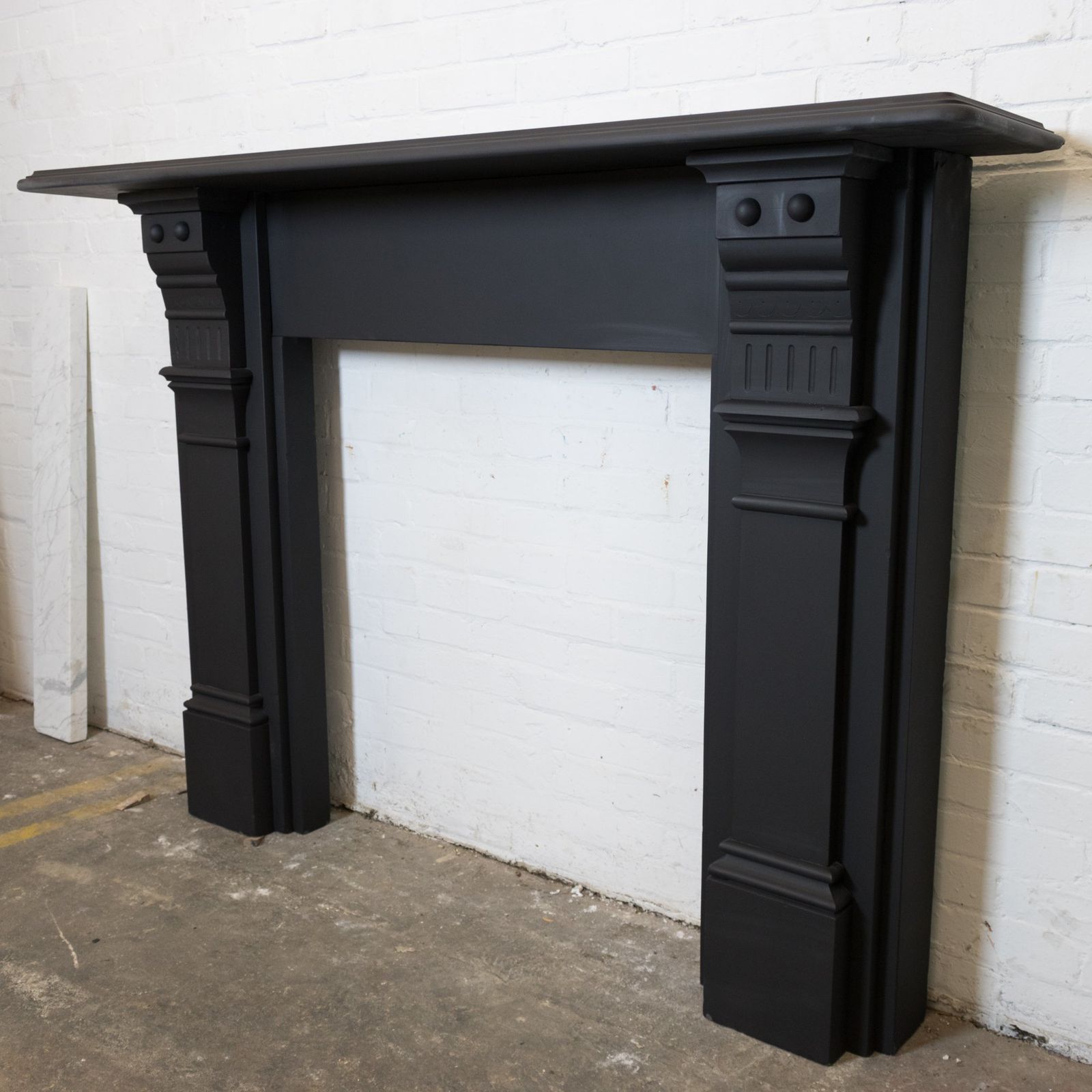 photo for sale Antique Edwardian Slate Chimneypiece