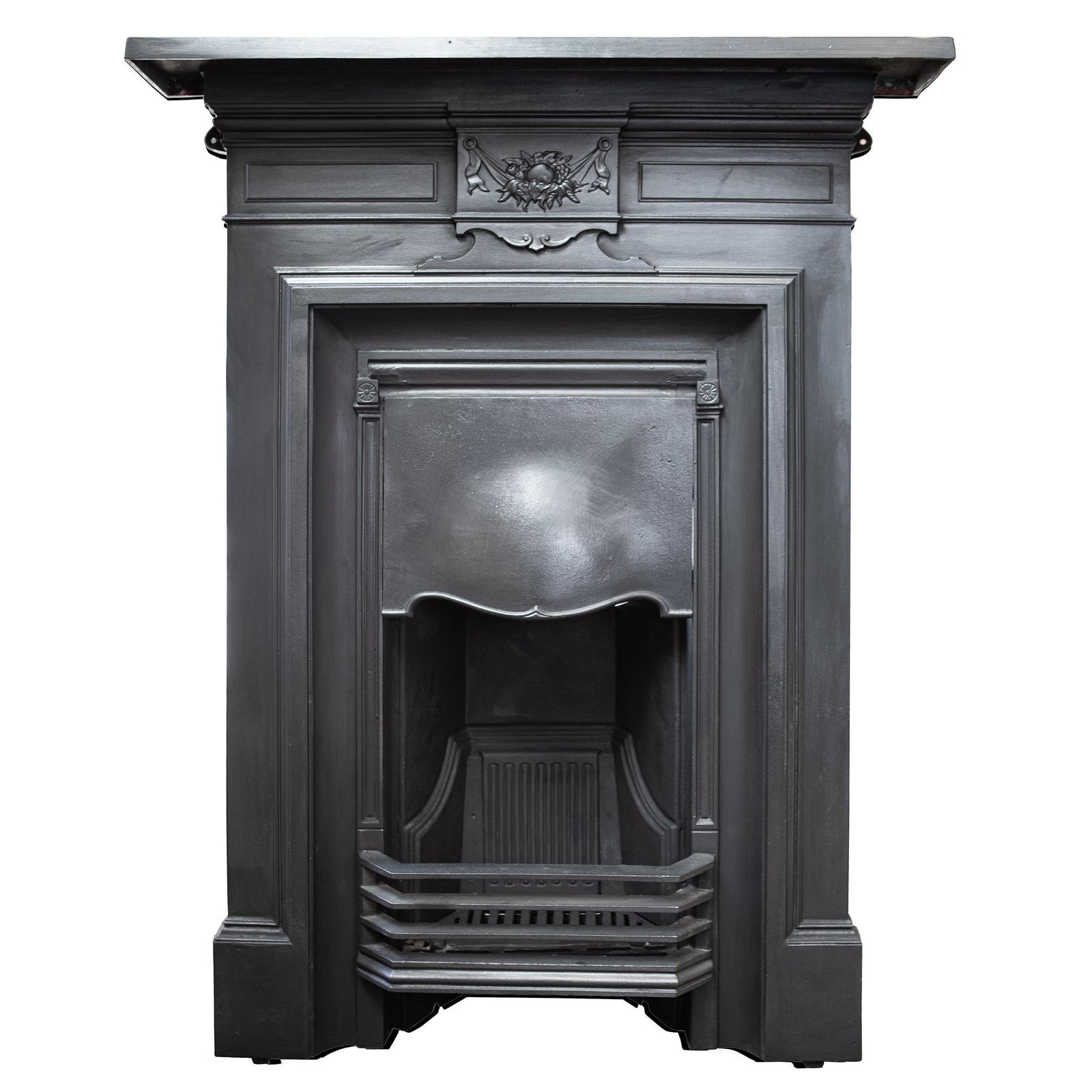 Antique Cast Iron Combination Fireplace