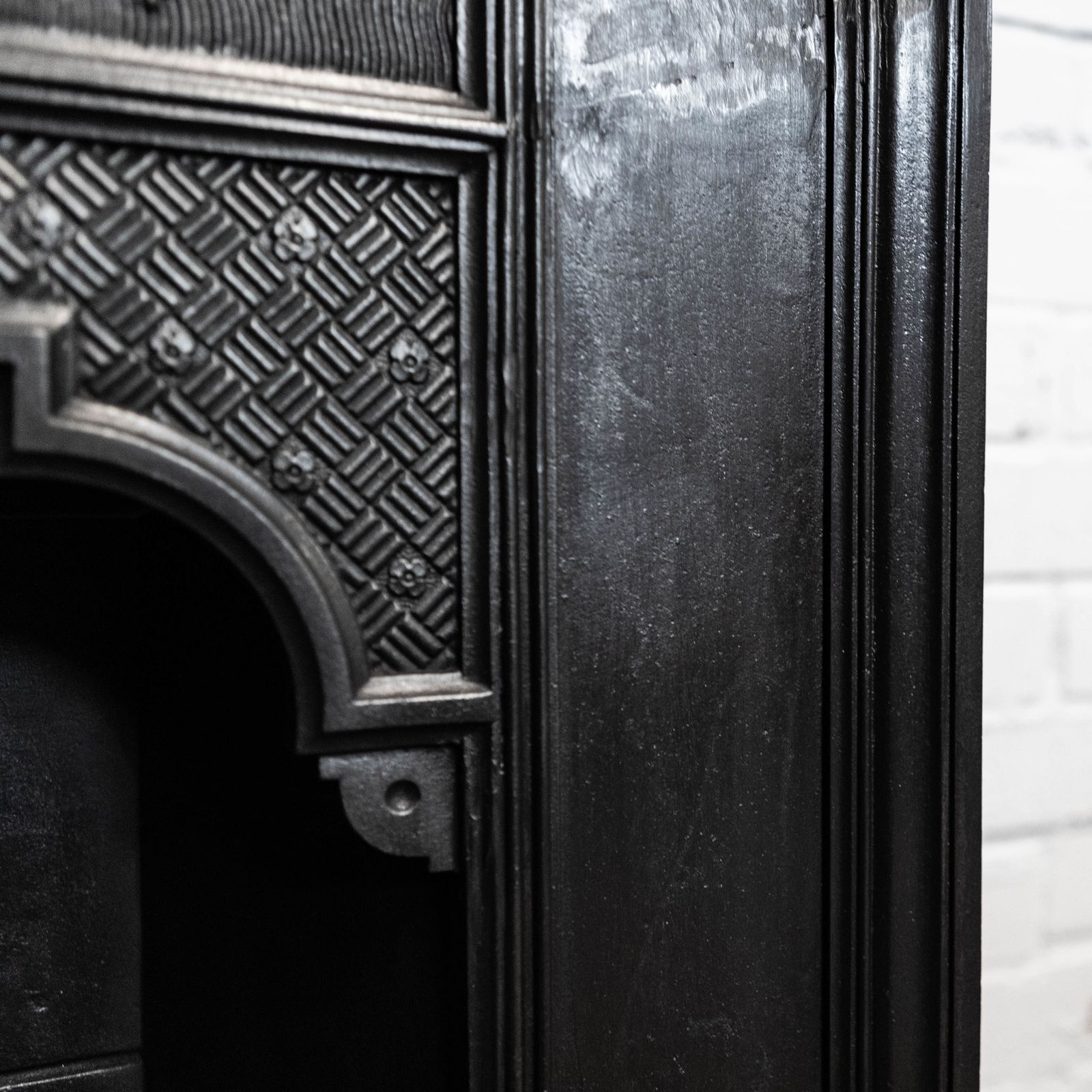 Antique Cast Iron Combination Fireplace photo buy
