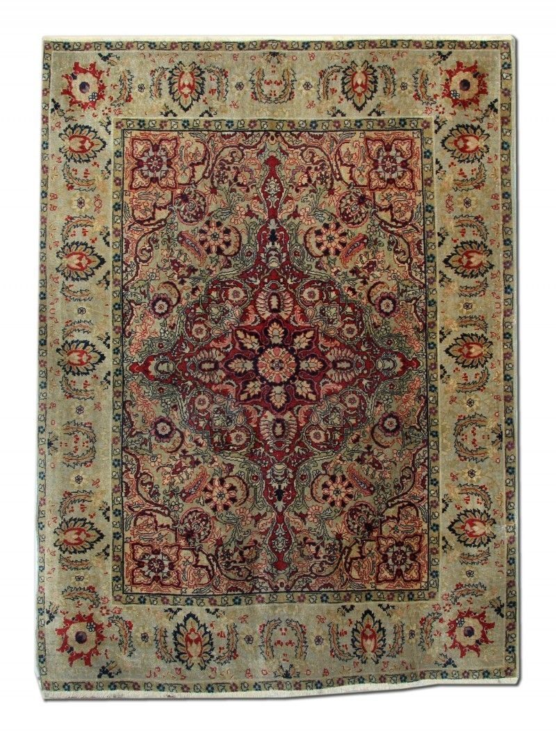 Antique Rugs Agra Oriental Carpet, Indian Carpet Rug Uk 132 X 174 Cm