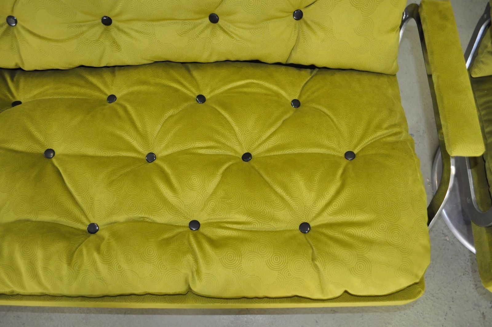 Sofa & Armchairs In Fabric, 1960s, Set Of 3 photo vinterior