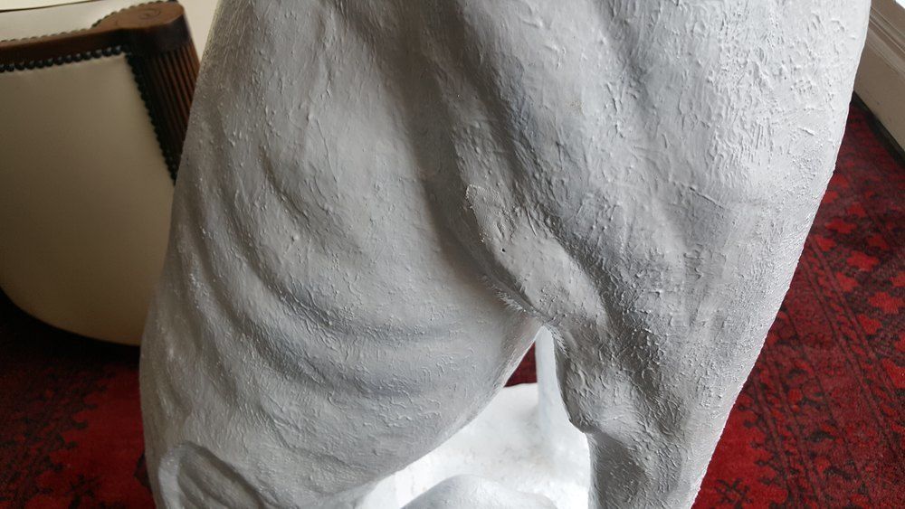 Pair Of Oversized Stone And Fibreglass Greyhounds photo 975.0