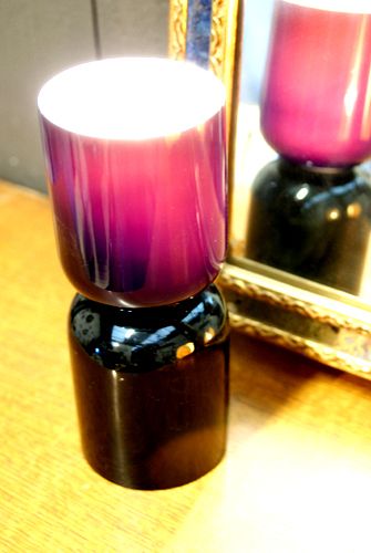 Modern "Diabolo" Purple Lamp photo for sale