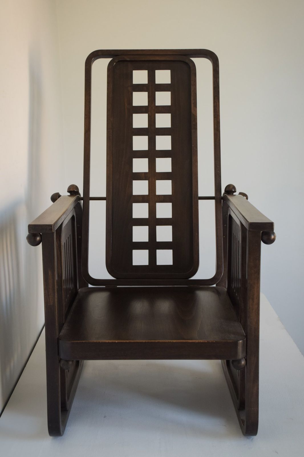 Stoel In De Stijl Van Josef Hoffmann 'Sitzmaschine' – Of Mogelijk Authentiek photo for sale