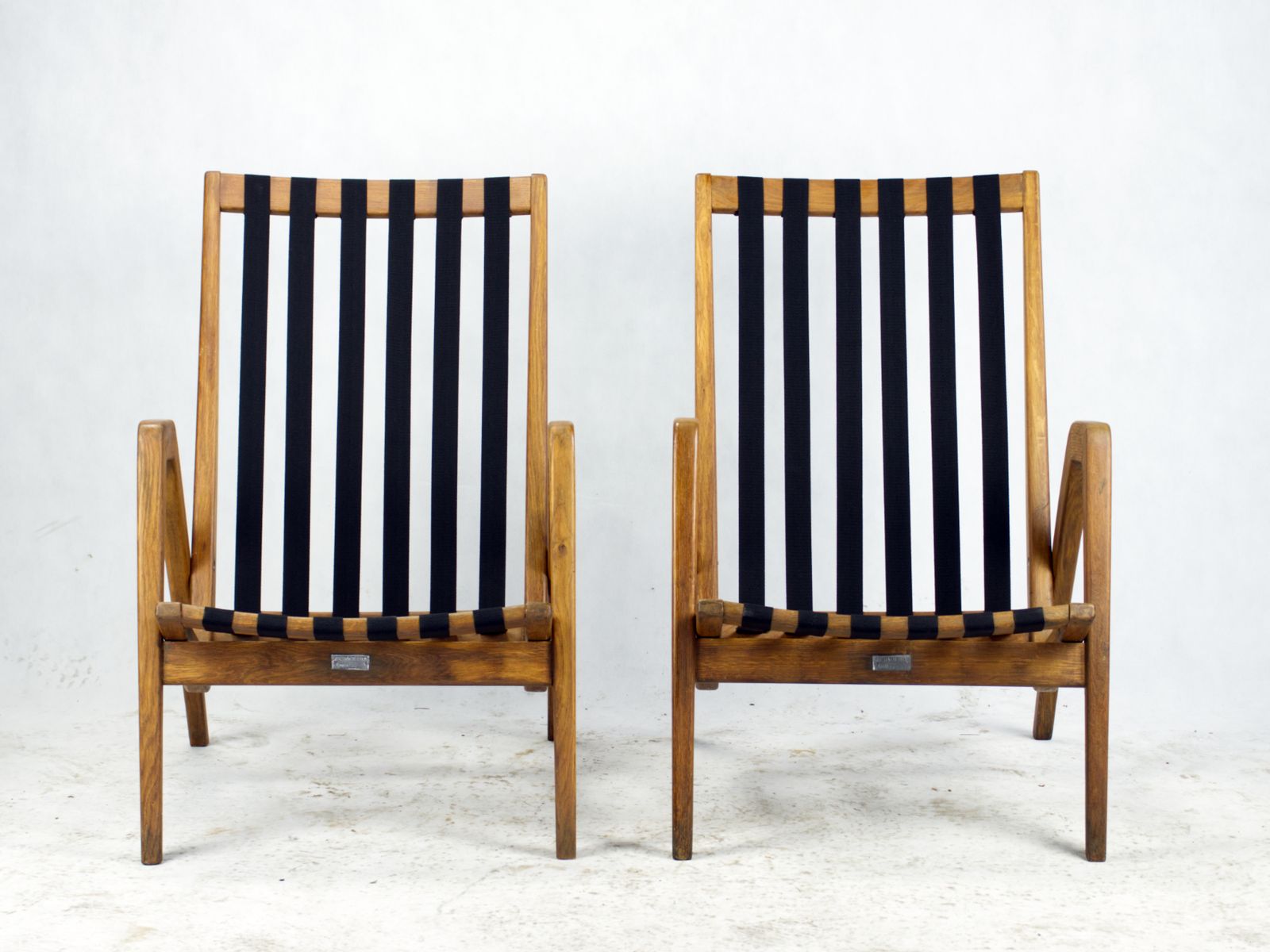 Mid Century Armchairs / Easy Chairs By Jan Vanek For Uluv Czechoslovakia 1950s photo furniture