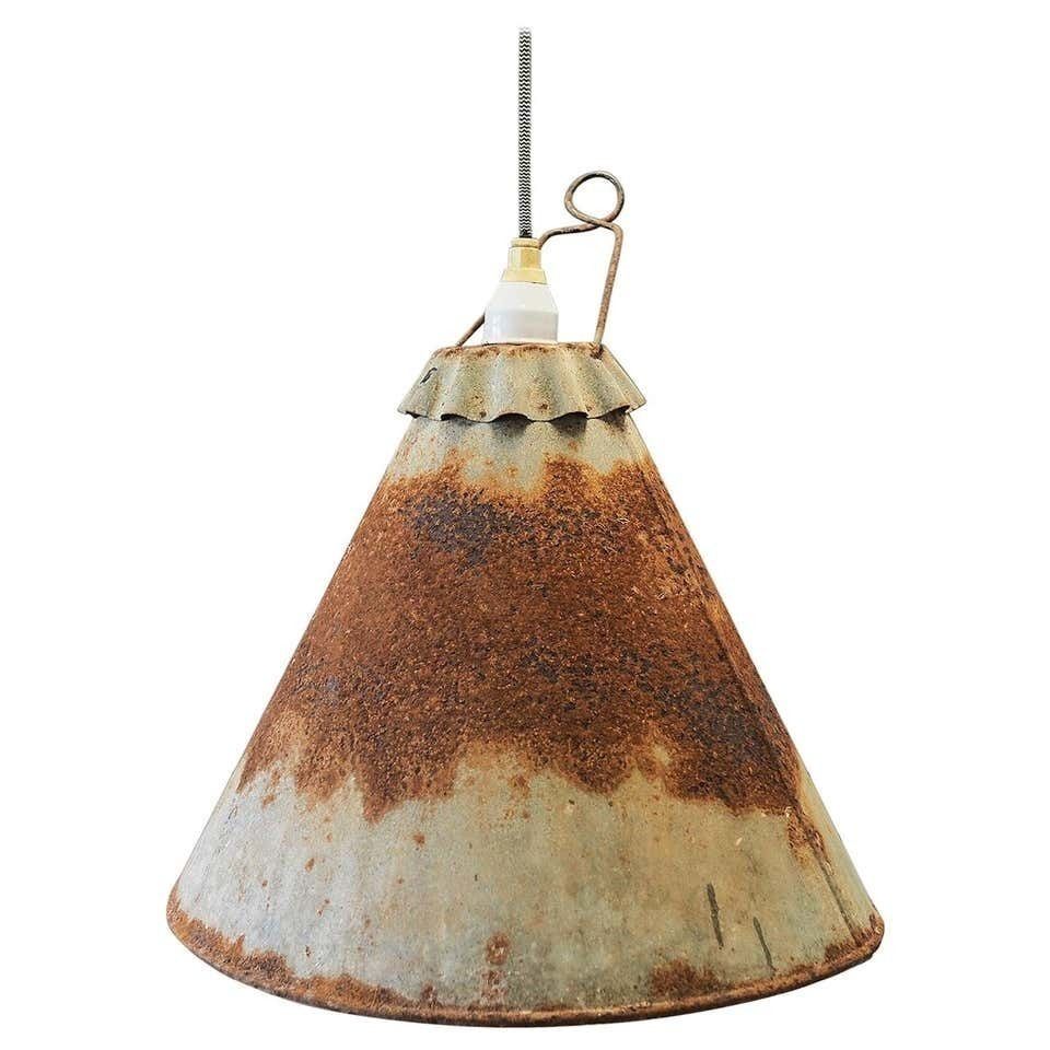 Metal Lamp, Industrial Style, 50s