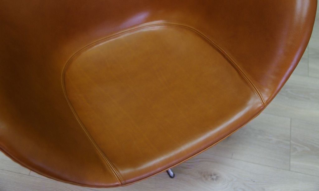 Arne Jacobsen The Egg Chair Elegance Leather Retro photo 8499.0