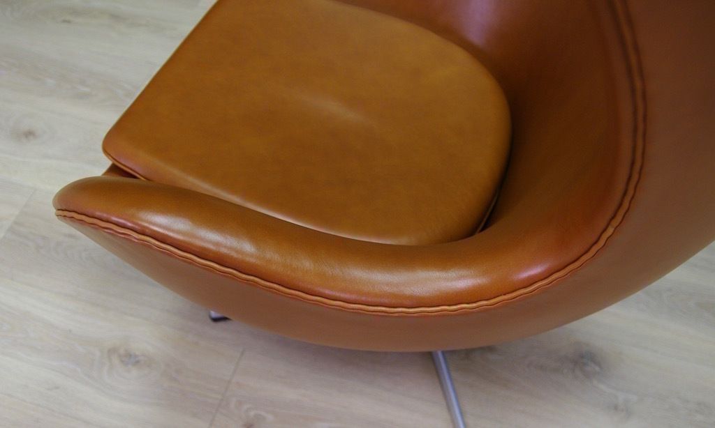 8499.0 Arne Jacobsen The Egg Chair Elegance Leather Retro photo
