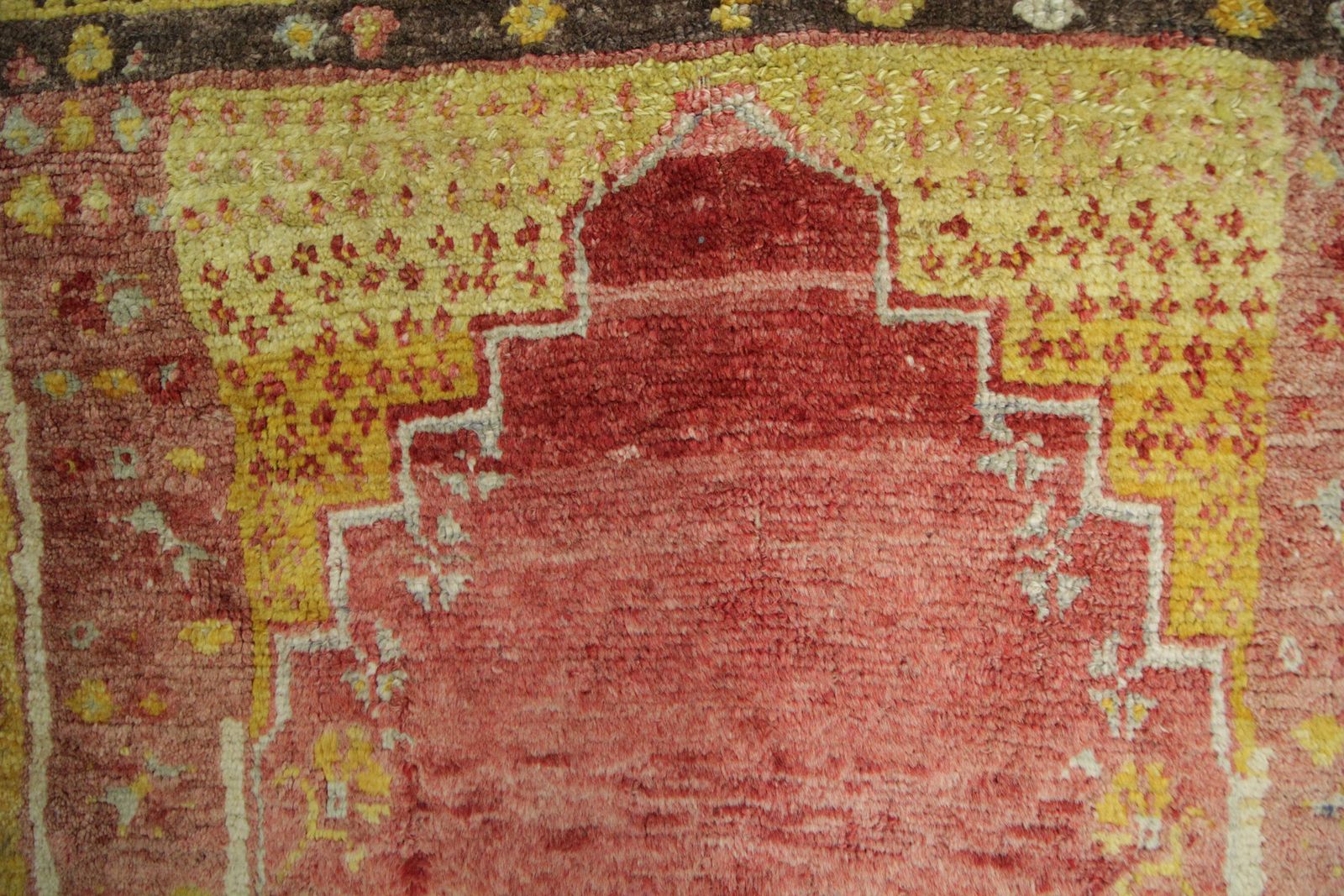 Small Antique Rug Gold Turkish Carpet Prayer Rug 138 X 106 Cm photo buy