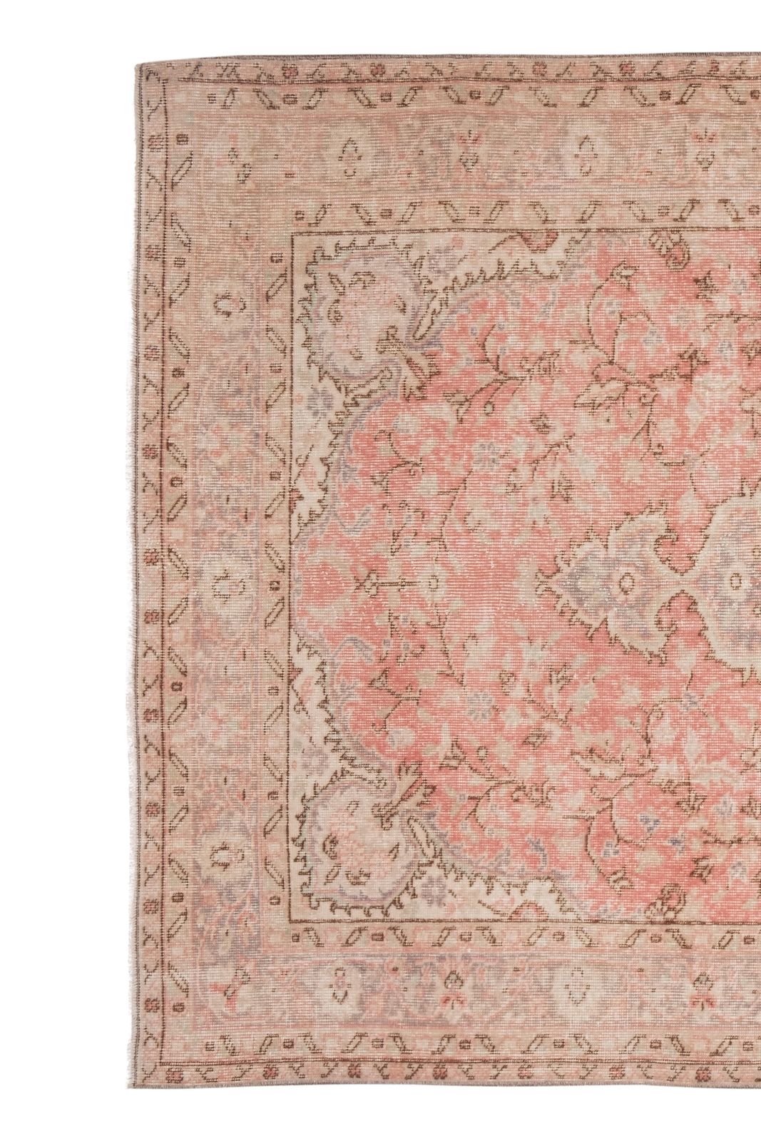 Vintage Floral Woolen Sparta Rug 6' X 8'9" photo furniture