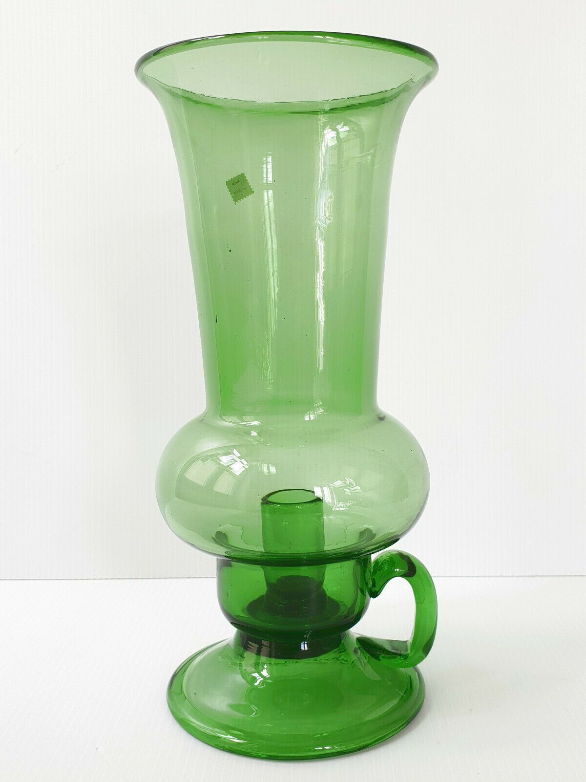 Superb Vintage Italian Glass Candle Holder Vase 1960 1970 60s 70s 1960s 1970s photo Home Decor
