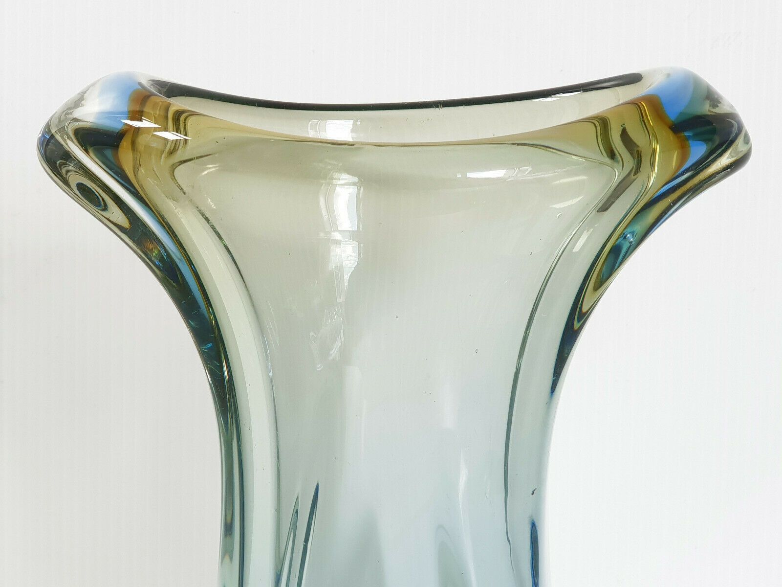 Italiaans Murano Vaas, Vintage Jaren 1960 photo Woonaccessoires