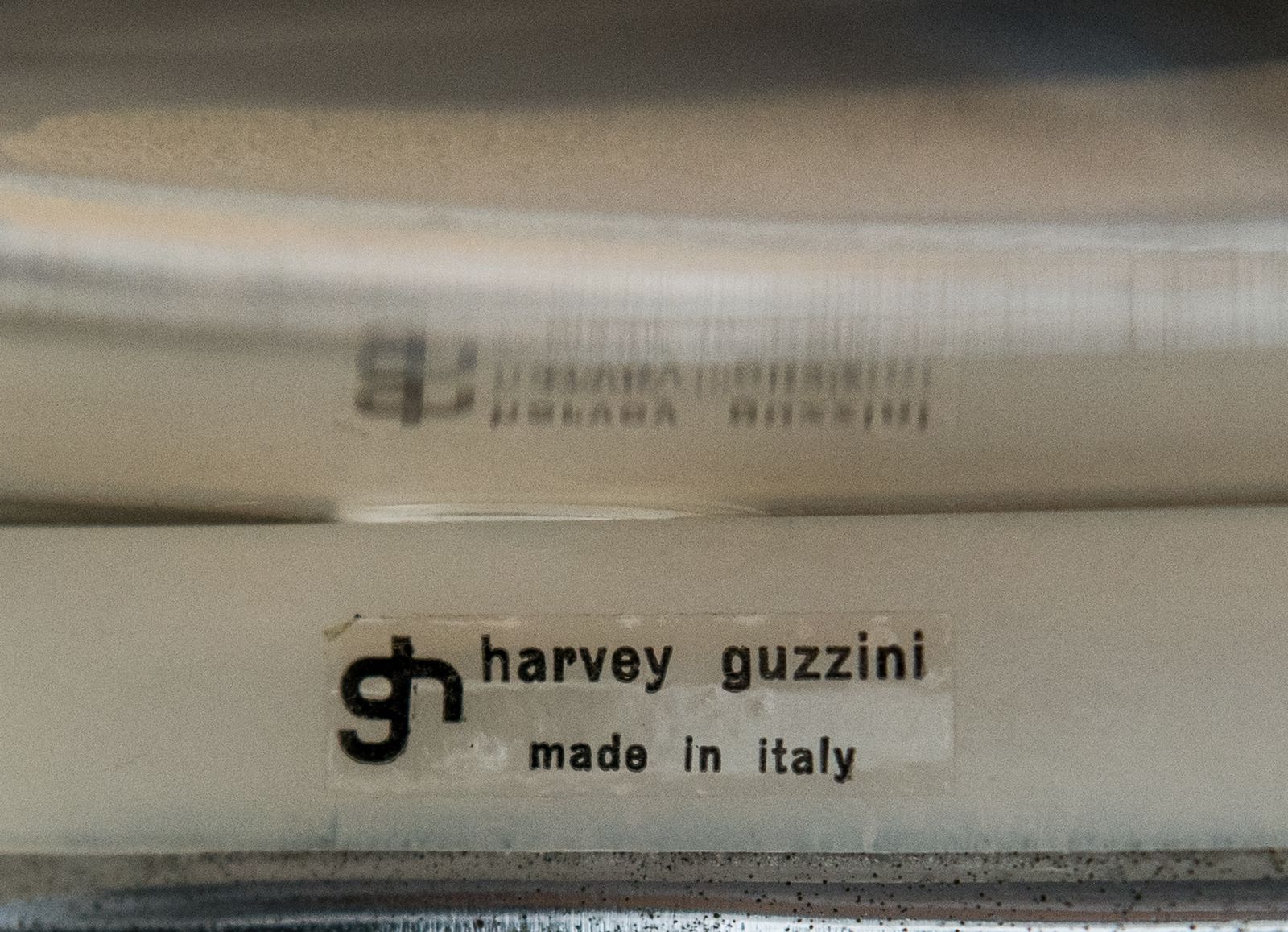 photo for sale Rare Kids Size Guzzini Armchair In Metal And Acrylic By Harvey Guzzini From 1968. Legs In Chromed Metal. Shell In Acrylic.