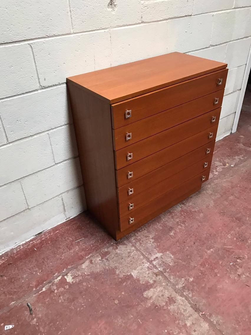 Mid Century Teak Chest Of Drawers, 1960s photo buy